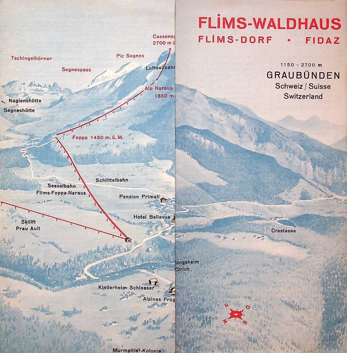 Flims - Waldhaus, Flims - dorf, Fidaz, 1150 - 2700 …
