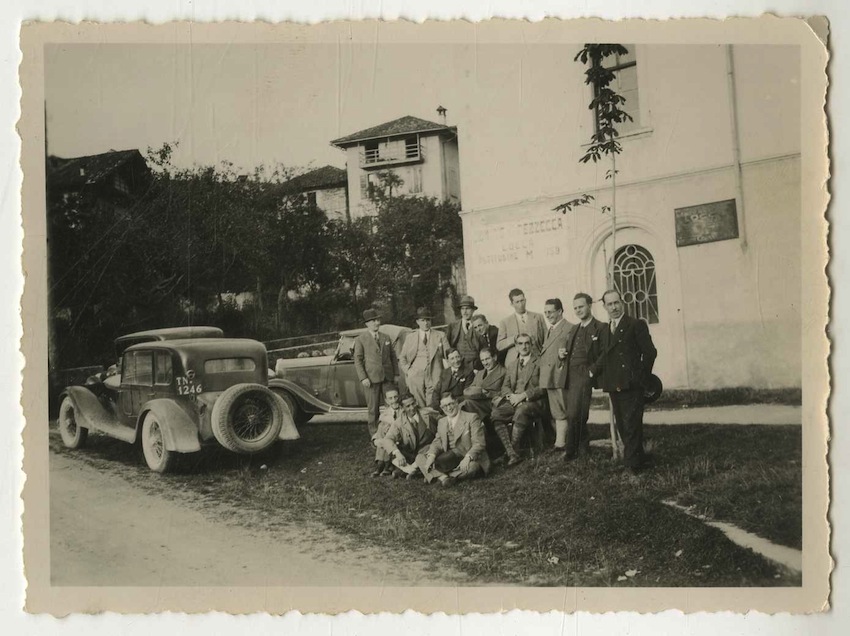 Fotografia di gruppo a Bezzecca.