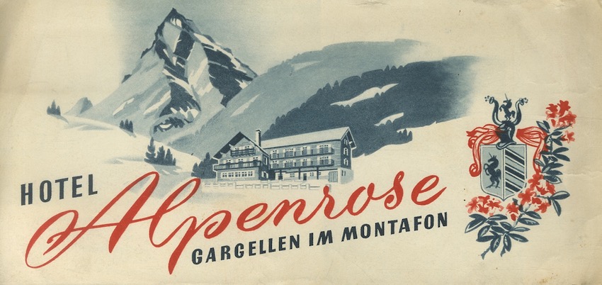 Gargellen im Montafon, Hotel Alpenrose.