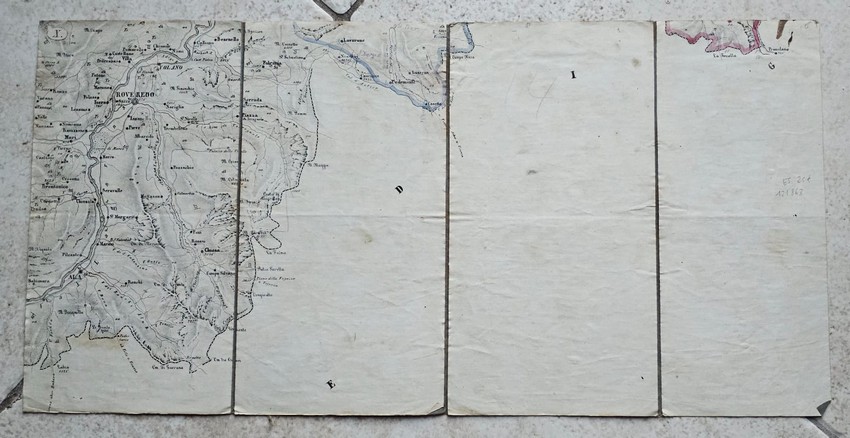 Geognostische Karte Tirols aufgenommen und heausgegeben auf Kosten des geognostisch-montanistischen …