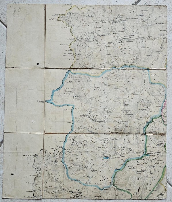 Geognostische Karte Tirols aufgenommen und heausgegeben auf Kosten des geognostisch-montanistischen …