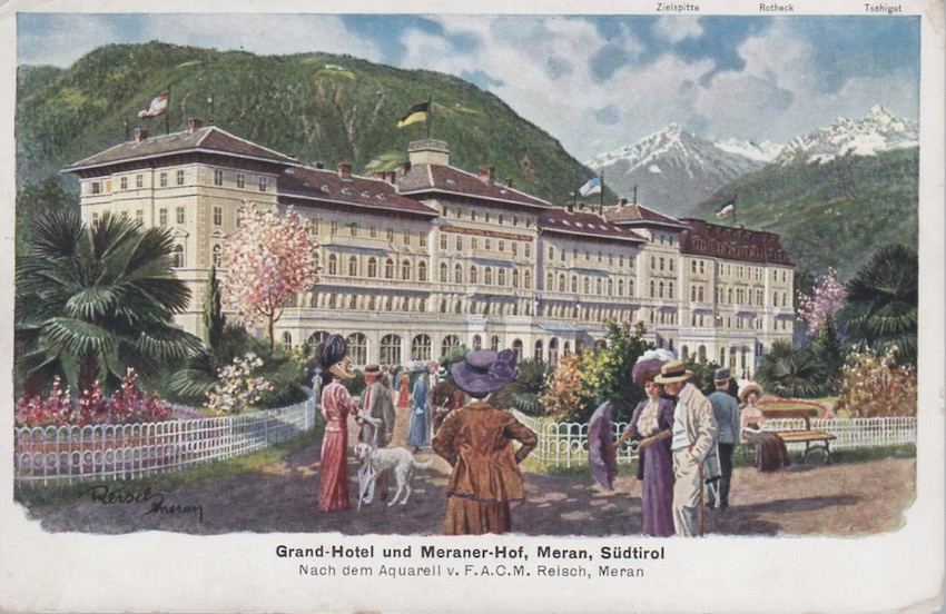 Grand-Hotel und Meraner-Hof, Meran, Südtirol.