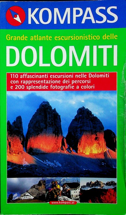 Grande atlante escursionistico delle Dolomiti.