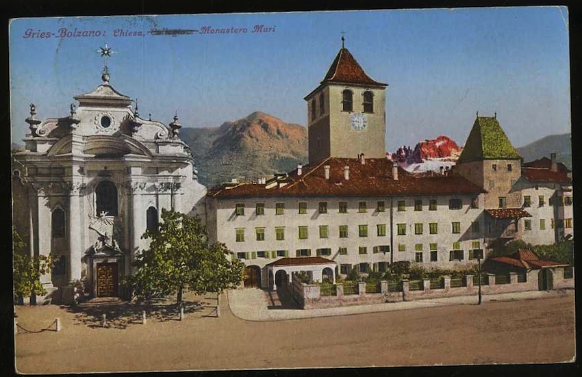 Gries-Bolzano: Chiesa, Collegio e Monastero Muri.