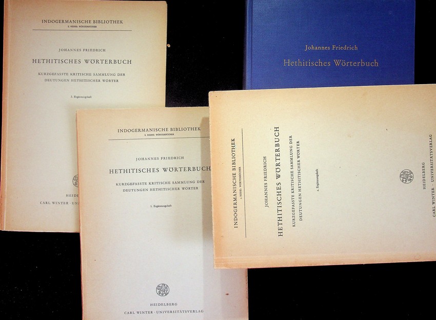 Hethitisches WÃ¶rterbuch: kurzgefasste kritische Sammlung der Deutungen hethitischer WÃ¶rter + …