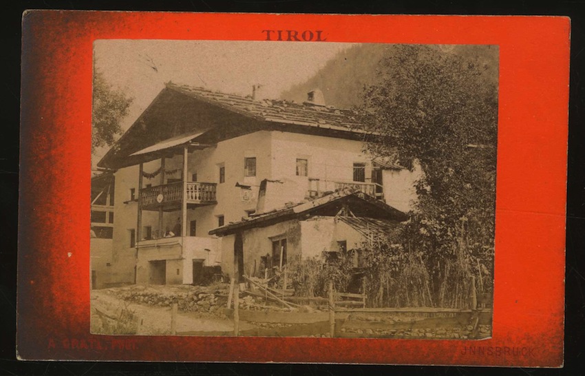 Hofers Haus. Casa di Andreas Hofer. Val Passiria.