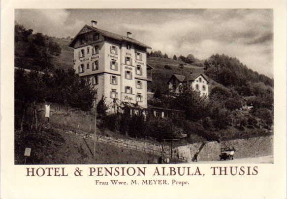 Hotel & Pension Albula, Thusis.
