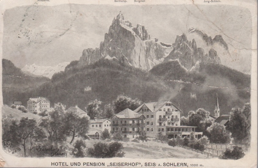 Hotel und pension Seiserhof, Seis a. Schlern, 1000 m.