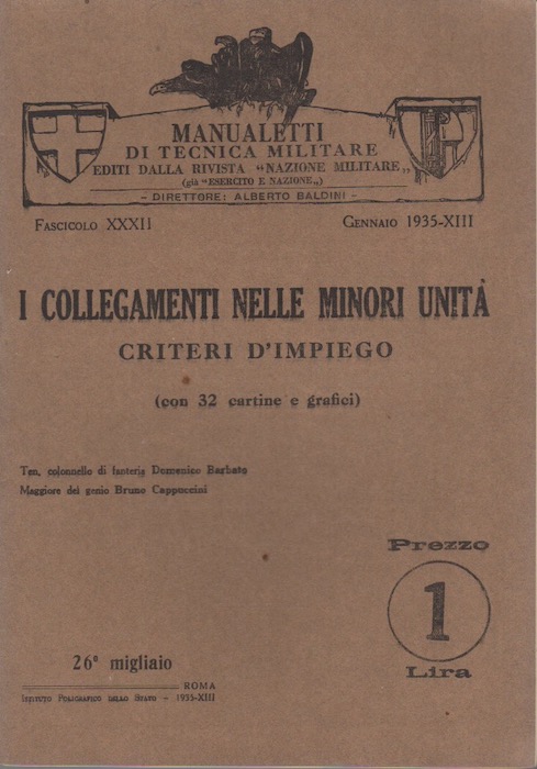 I collegamenti nelle minori unitÃ , criteri d'impiego: Manualetti di …