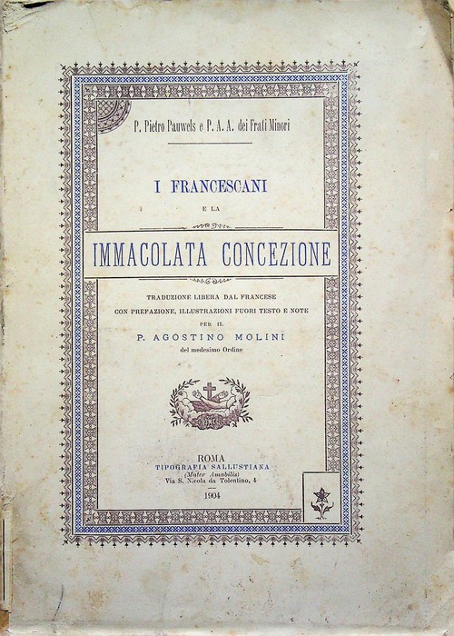 I francescani e la Immacolata Concezione.
