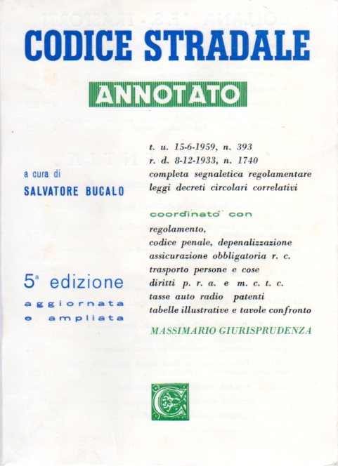 Il codice stradale annotato.