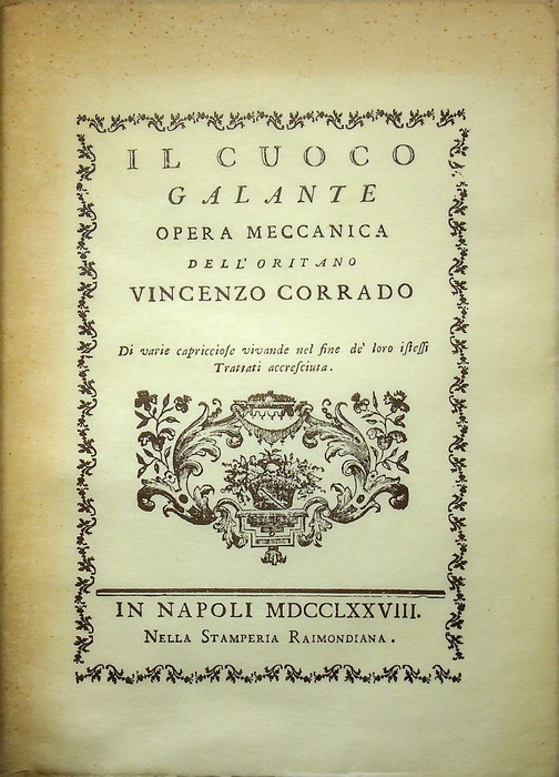 Il cuoco galante: opera meccanica.