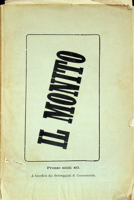 IL MONITO: Lettere aperte del Raccoglitore giornale politico di Rovereto …