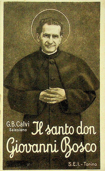 Il santo don Giovanni Bosco.