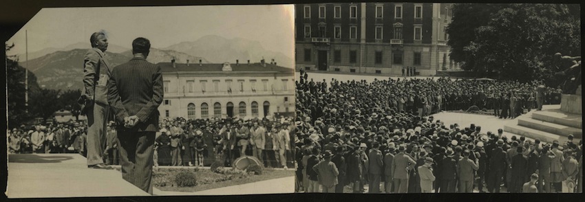 Il segretario federale di Trento da il benvenuto ai sindacali …