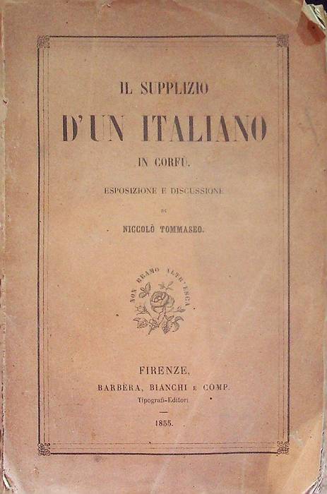 Il supplizio d'un italiano in CorfÃ¹.