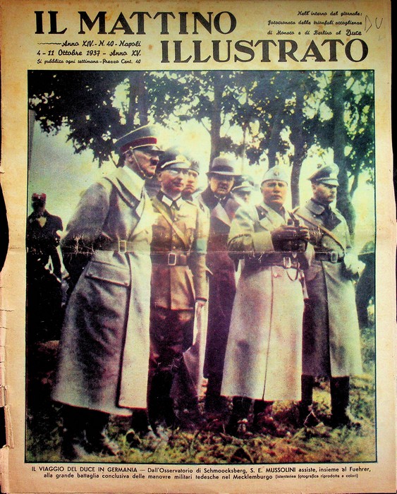 Il viaggio del duce in Germania.