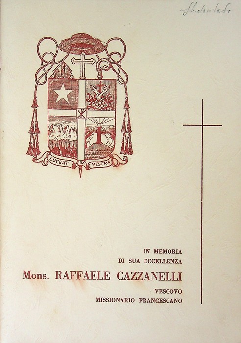 In memoria di sua eccellenza mons. Raffaele Cazzanelli vescovo missionario …