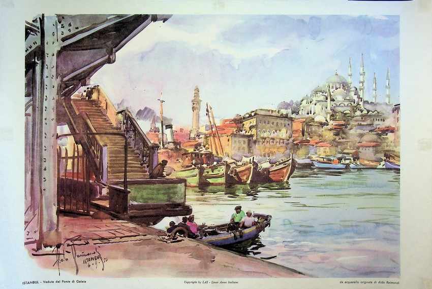 Instanbul - Veduta dal ponte di Galata.