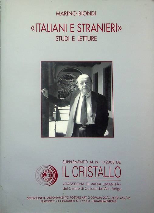 Italiani e stranieri: studi e letture.