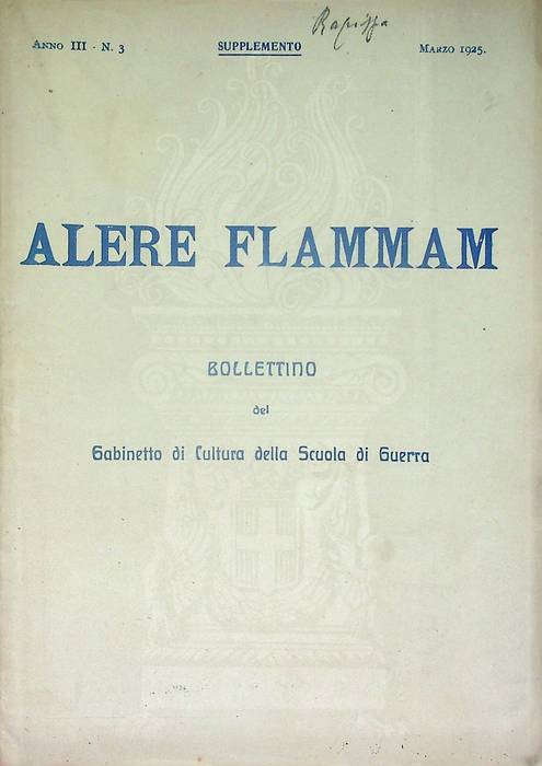 L'istruzione provvisoria francese sul servizio in guerra (1925).