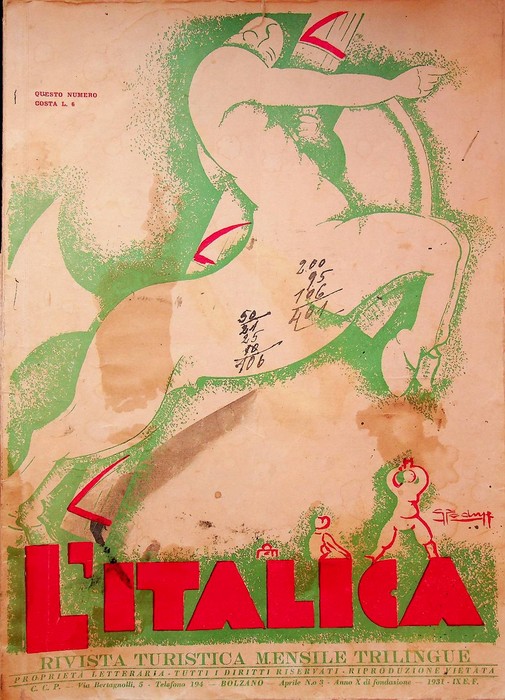 L'italica: rivista turistica mensile trilingue.: IV numero.
