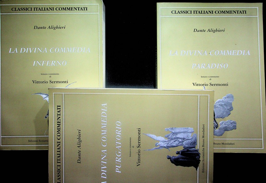 La Divina Commedia: I. Inferno; II. Purgatorio; III. Paradiso.
