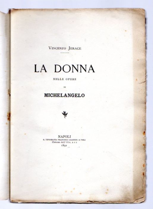 La donna nelle opere di Michelangelo.