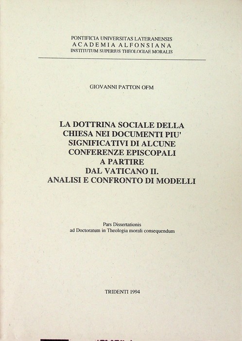 La dottrina sociale della Chiesa nei documenti piÃ¹ significativi di …