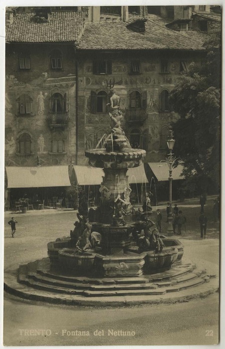 La fontana del Nettuno a Trento.