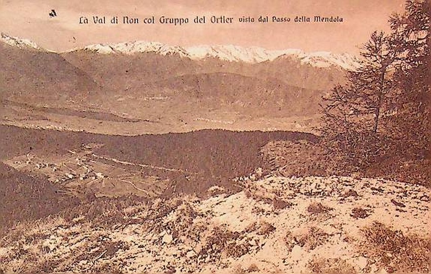 La Val di Non col Gruppo del Ortler vista dal …