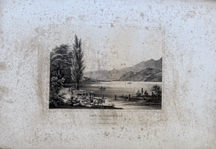 Lago di Caldonazzo nella Valsugana.