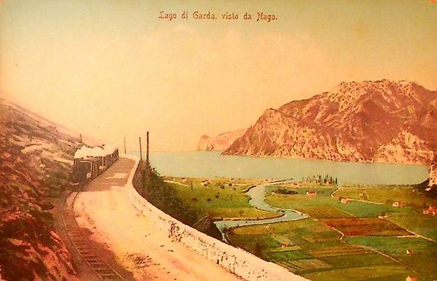 Lago di Garda vista da Nago.