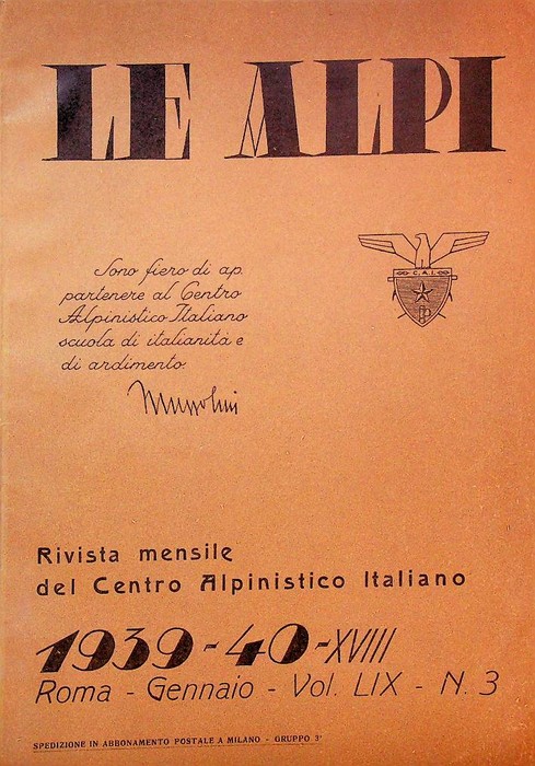 Le Alpi: rivista mensile del CAI: n. 3.