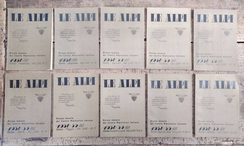 Le Alpi: Rivista mensile del CAI: Vol. LVII-LVIII: ANNATA COMPLETA.