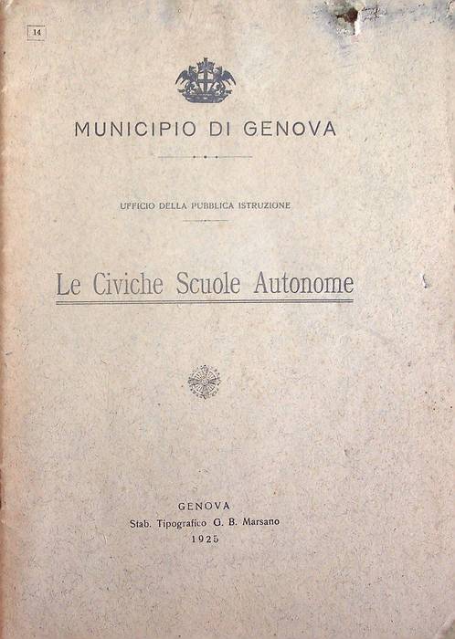 Le civiche scuola autonome.