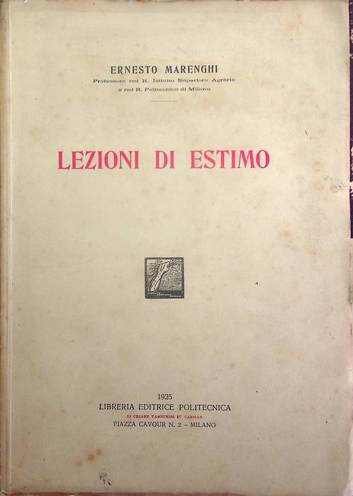 Lezioni di estimo.