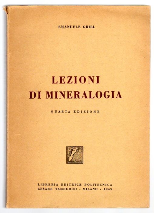 Lezioni di mineralogia.