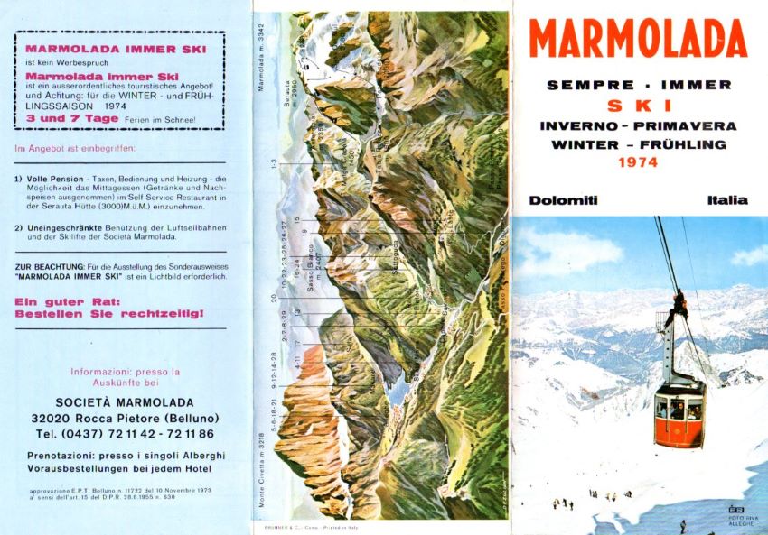 Marmolada sempre ski: inverno - primavera 1974 = Marmolada immer …