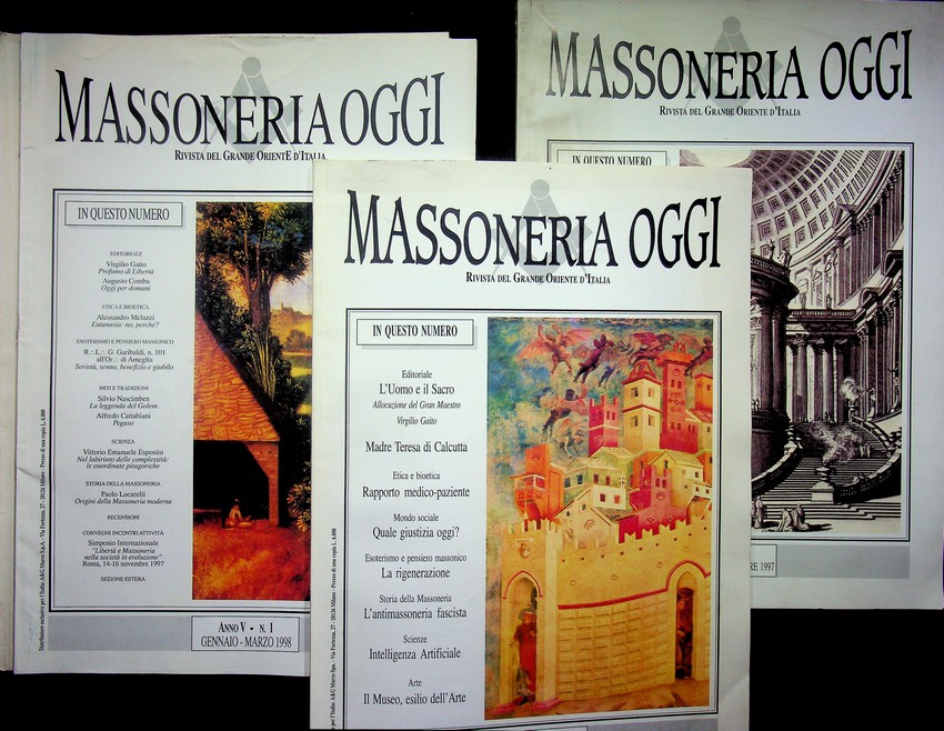 Massoneria oggi: rivista del Grande Oriente d'Italia: Da A. IV …