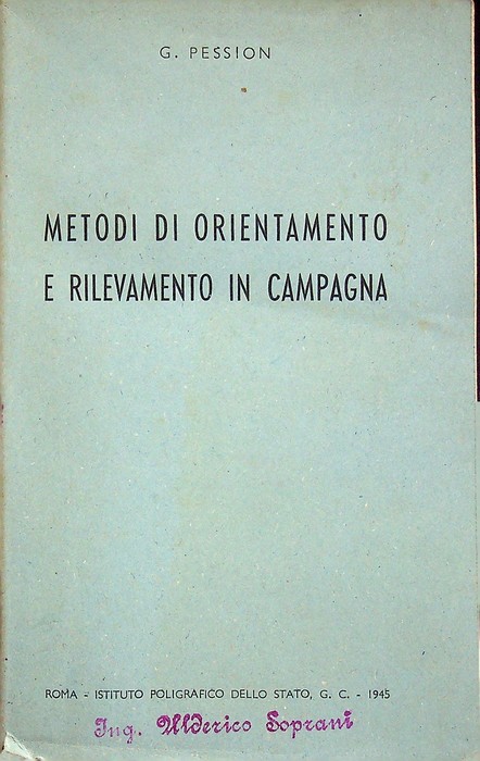 Metodi di orientamento e rilevamento in campagna.