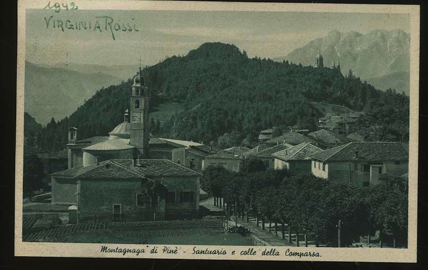 Montagnaga di Pinè - Santuario e colle della Comparsa.