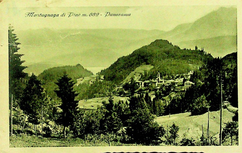 Montagnaga di Pinè m. 882 - Panorama.