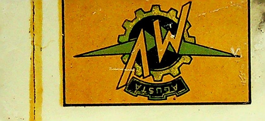 MV: Meccanica Verghera: Agusta: decalcomania a colori.