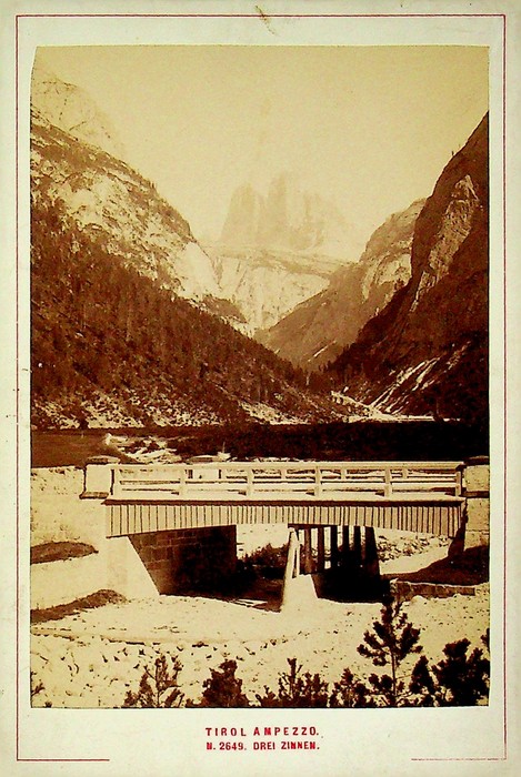 N. 2649. Tirol. Ampezzo. Drei Zinnen - Tirolo. Ampezzo. Tre …