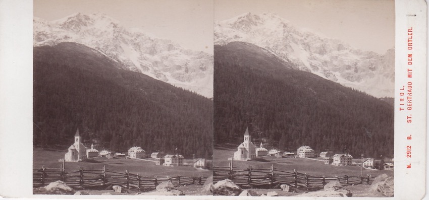 N. 2912 B. Tirol. - St. Gertraud mit dem Ortler.