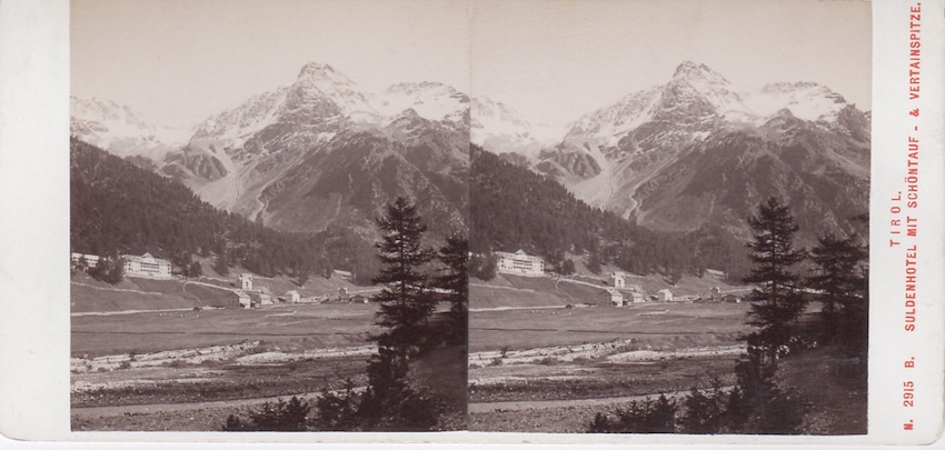 N. 2915 B. Tirol. - Suldenhotel mit SchÃ¶nthauf & Vertainspitze.