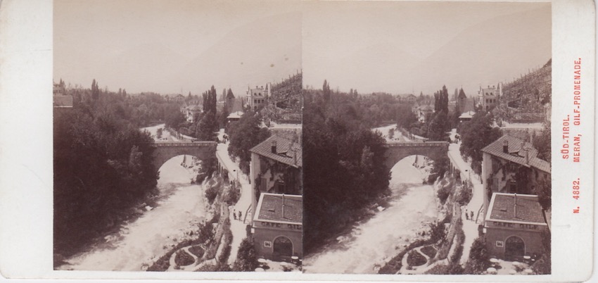 N. 4882. SÃ¼d - Tirol. Meran, Gilf-promenade.