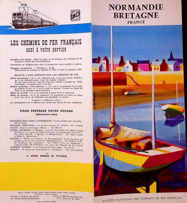 Normandie Bretagne, France, SociÃ¨tÃ¨ Nationale des chemins de fer FranÃ§ais …