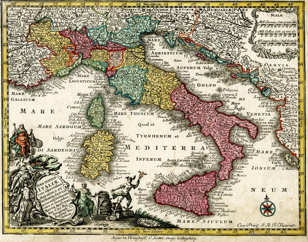 Nova totius Italiae cum adjacentibus majoribus et minorib. insulis accuratiss. …